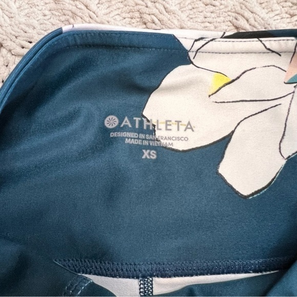 ATHLETA Floral Elation 7/8‎ Tights Pants Size XS - Picture 5 of 9